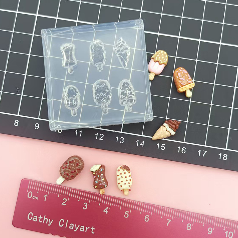 Art Craft Ice Cream - Mini molde de silicone para sorvete