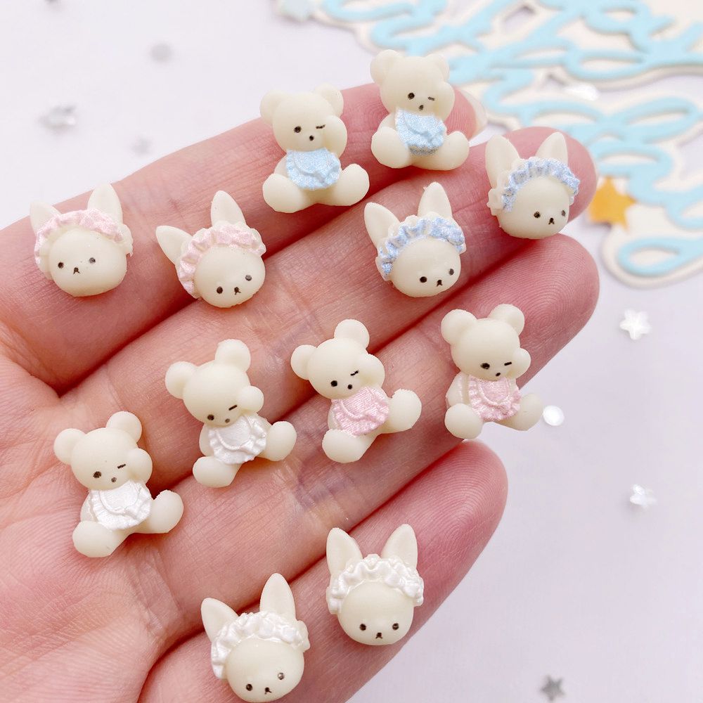 Art Craft 3 Year Old - 30 pçs resina kawaii colorido 3d