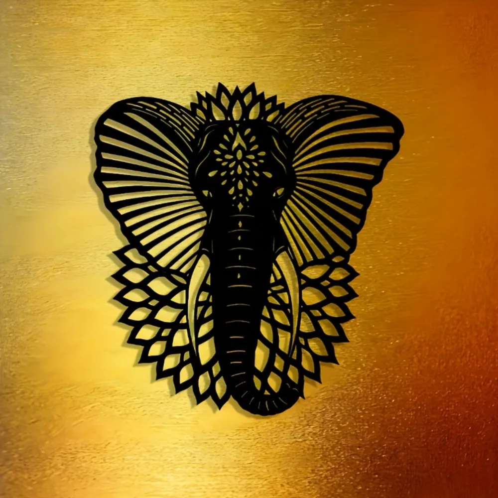 Art Craft Elephant - CIFBUY Arte de Parede em Metal: