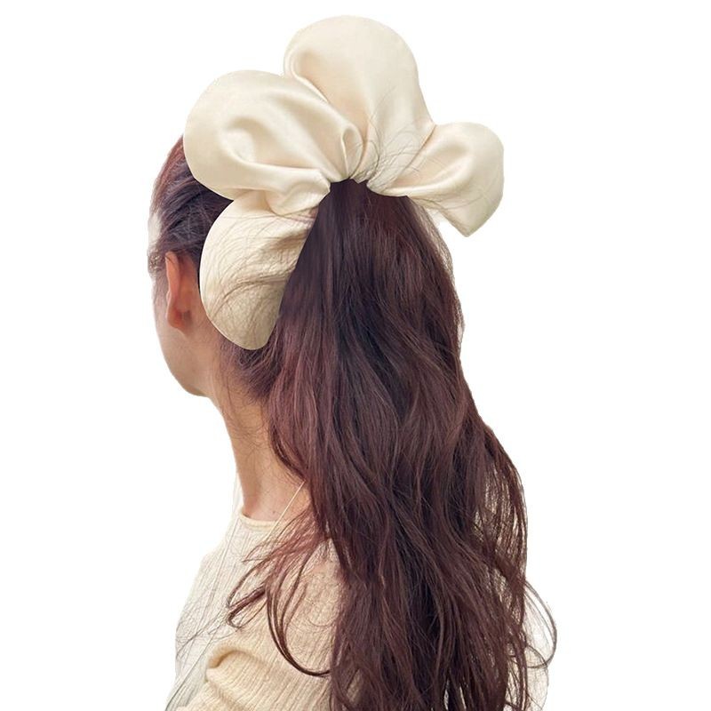 Art And Craft Hair - Laço xadrez algodão preenchido cinco pétalas