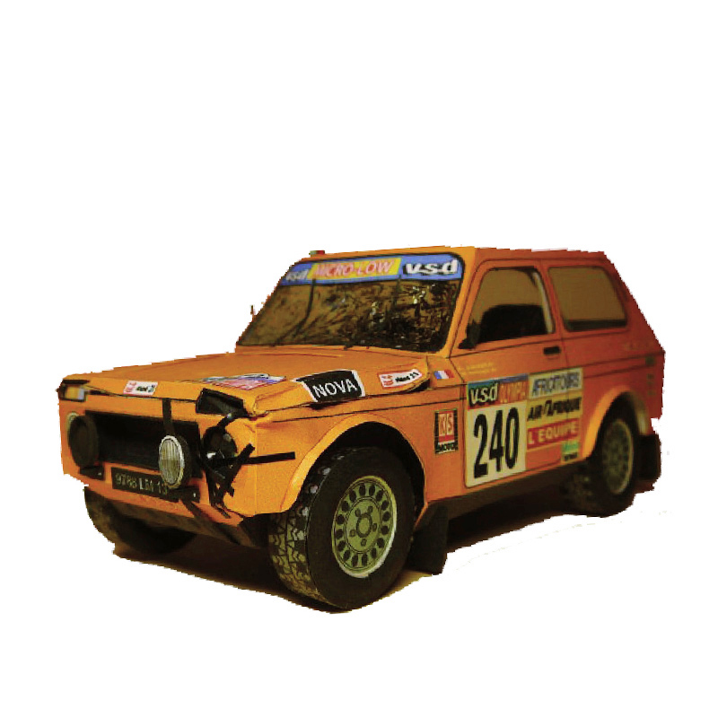 Art Craft With Cardboard - Lada niva 1985 1:32, carro de