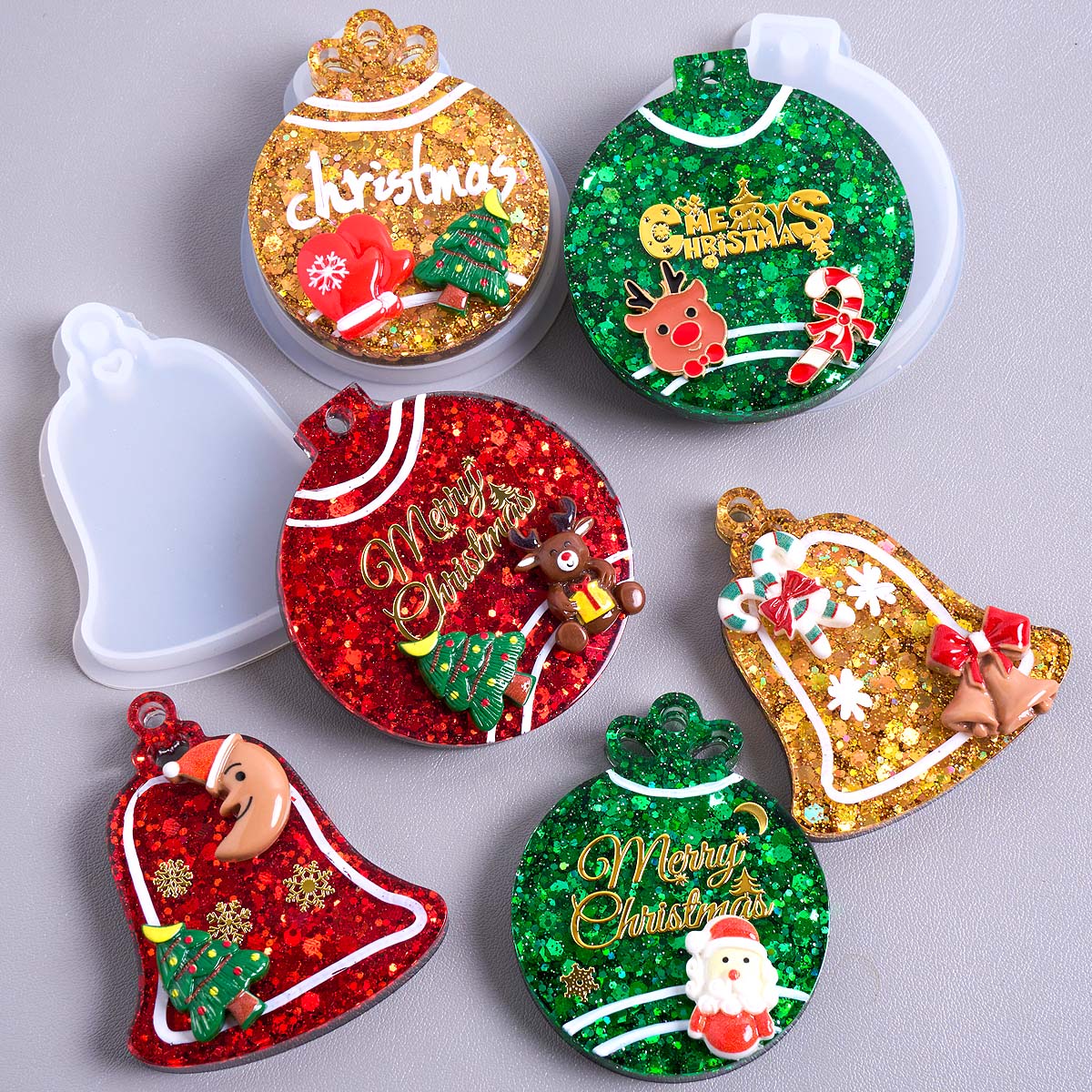 Art Craft Model - Etiqueta de natal pingente molde de