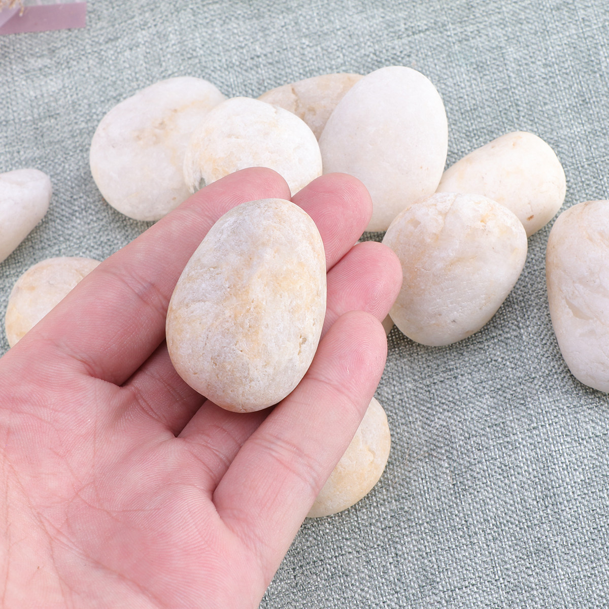 Art Craft Project - Pedras Cinzas Lisas de 350G para