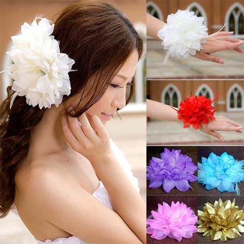 Art And Craft Hair - Flor Headband para festa de casamento