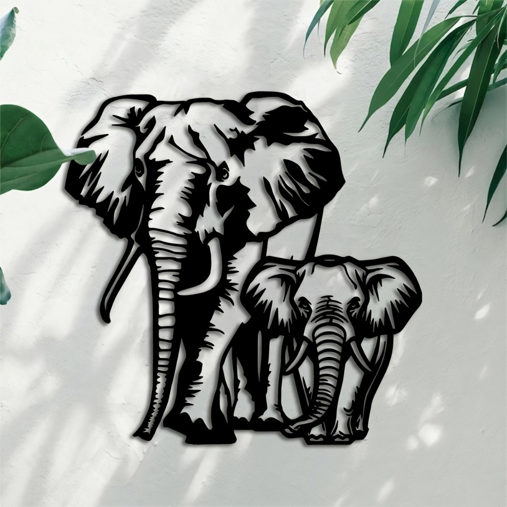 Art Craft Elephant - Escultura de Elefante em Metal CIFBUY,