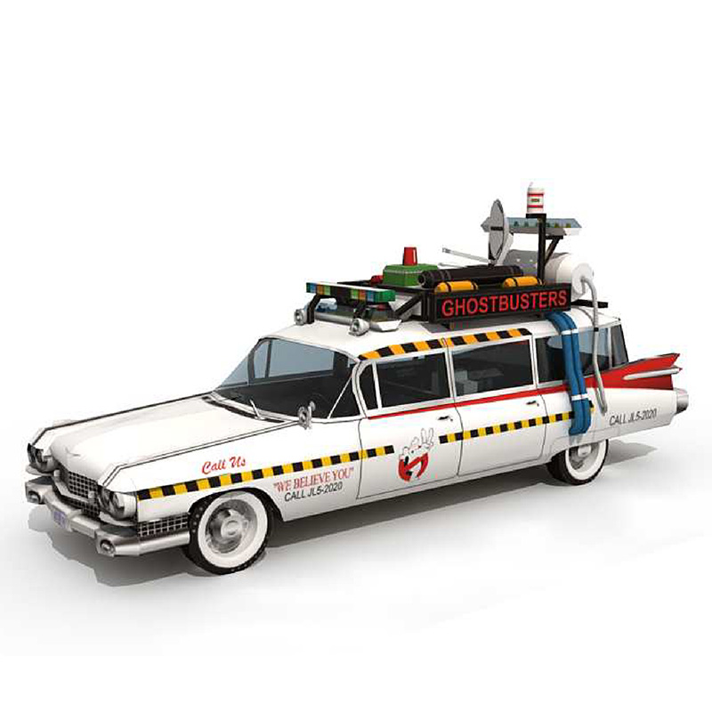 Art Craft With Cardboard - Ghostbusters 3D Papel Modelo Papercraft, Carro