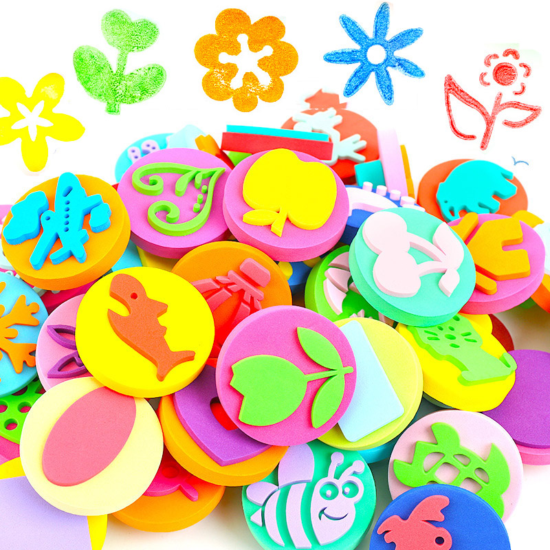 Art Craft 3 Year Old - 6 pçs/saco selos de espuma para
