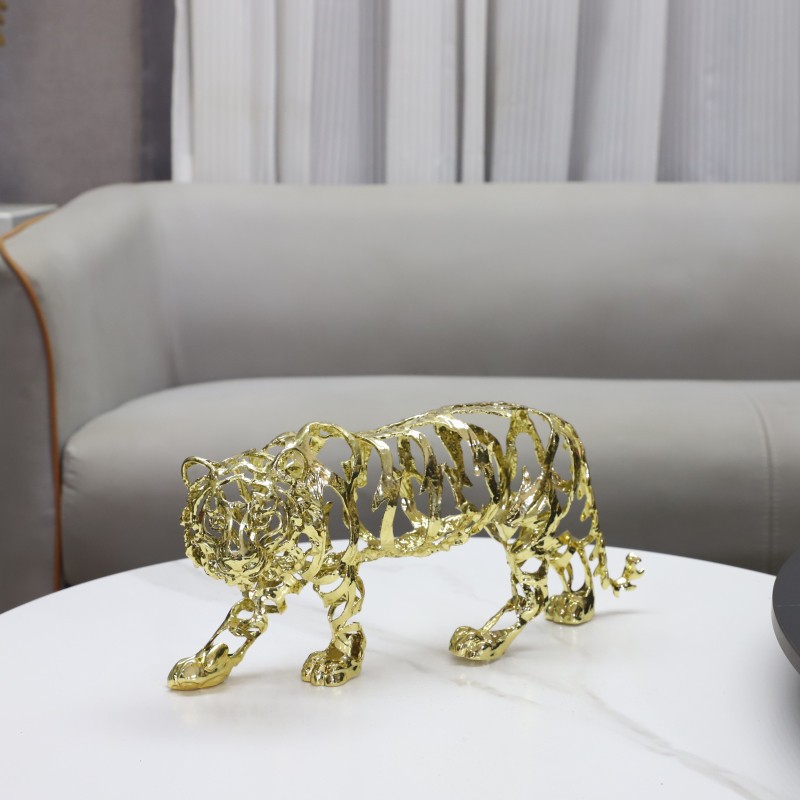 Art Craft Elephant - Artesanato de metal escultura animal artificial
