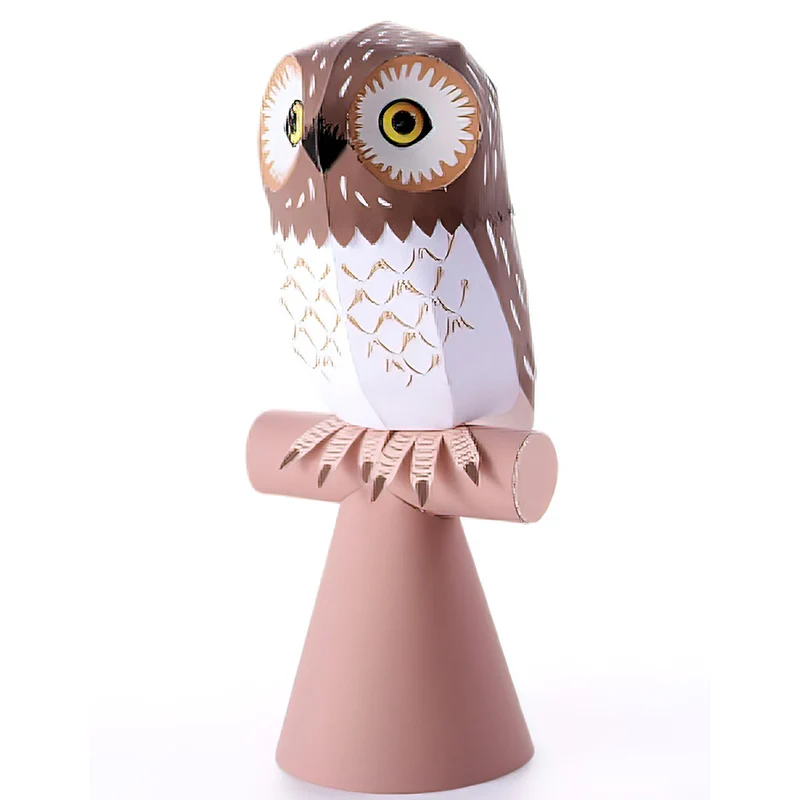 Art Craft With Cardboard - Pequeno coruja origami arte mini 3d