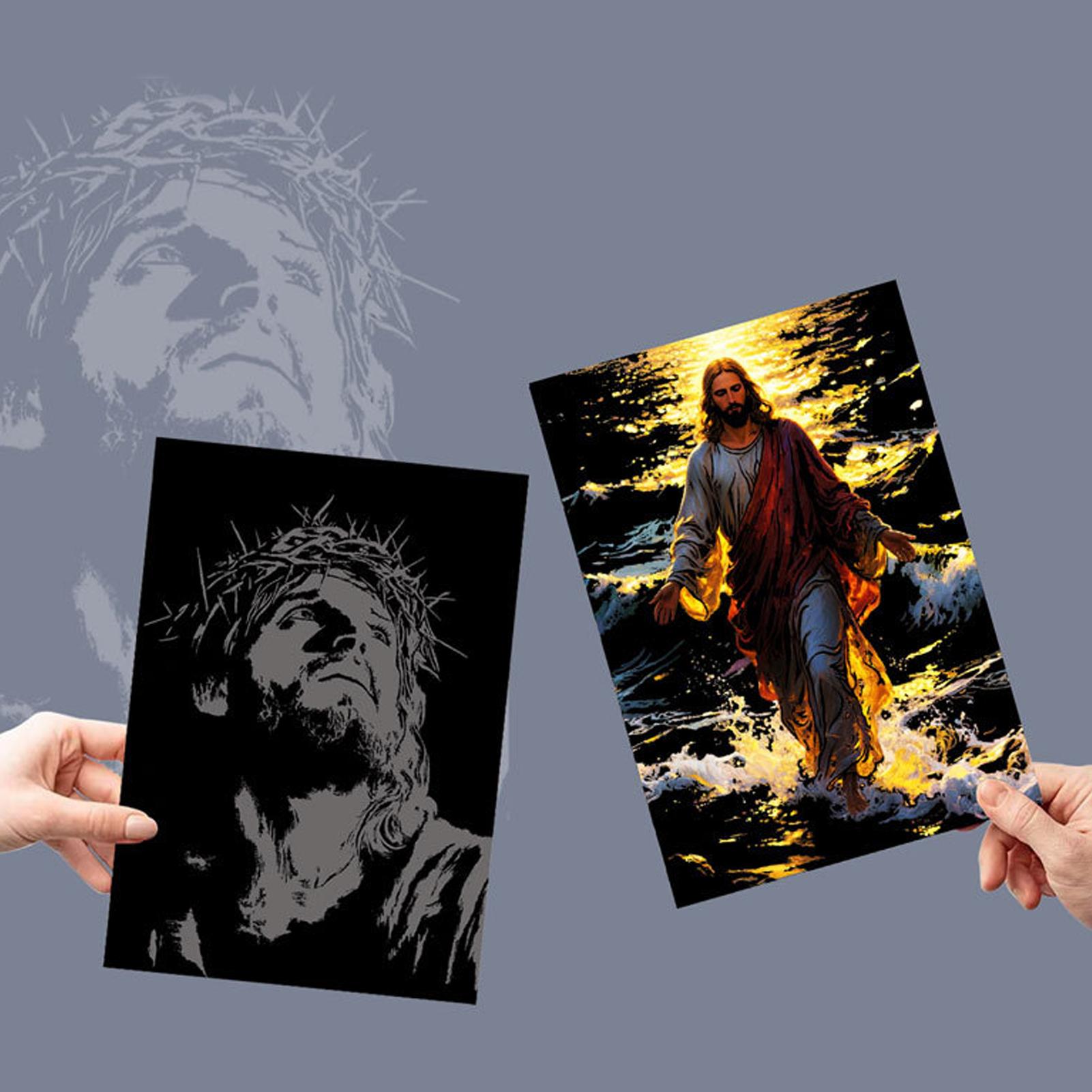 Livro de riscos jesus pintura  - Art Craft 3 Year Old avaliação e preço
