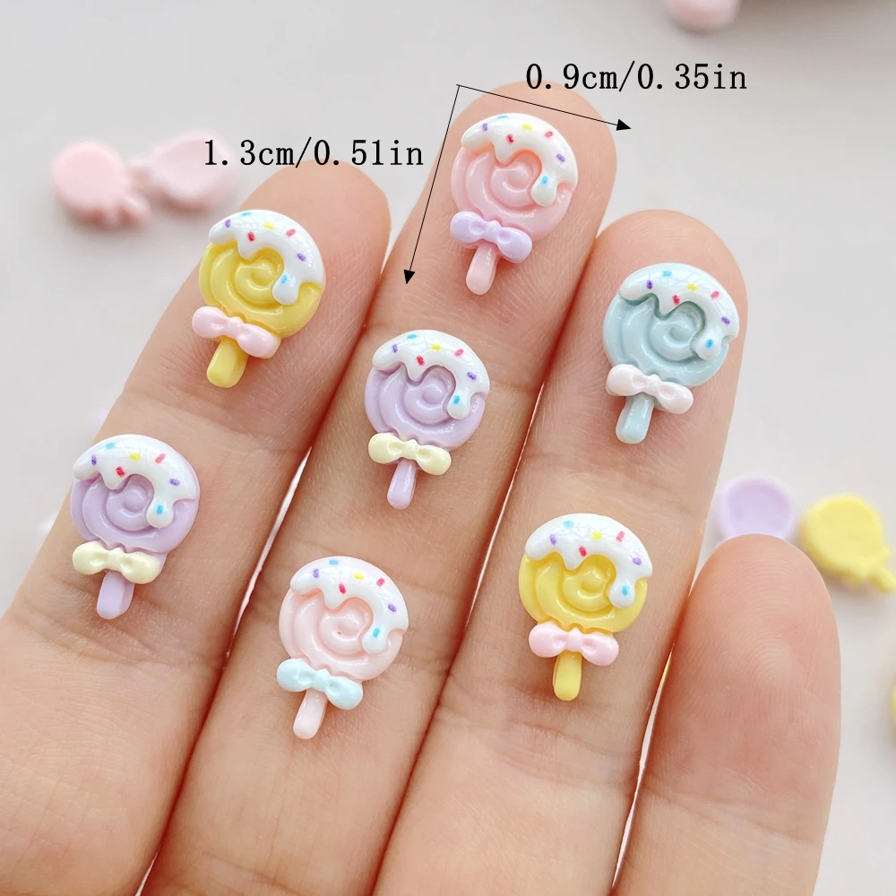 30 pçs resina colorida 3d mini - Art Craft Ice Cream avaliação e preço