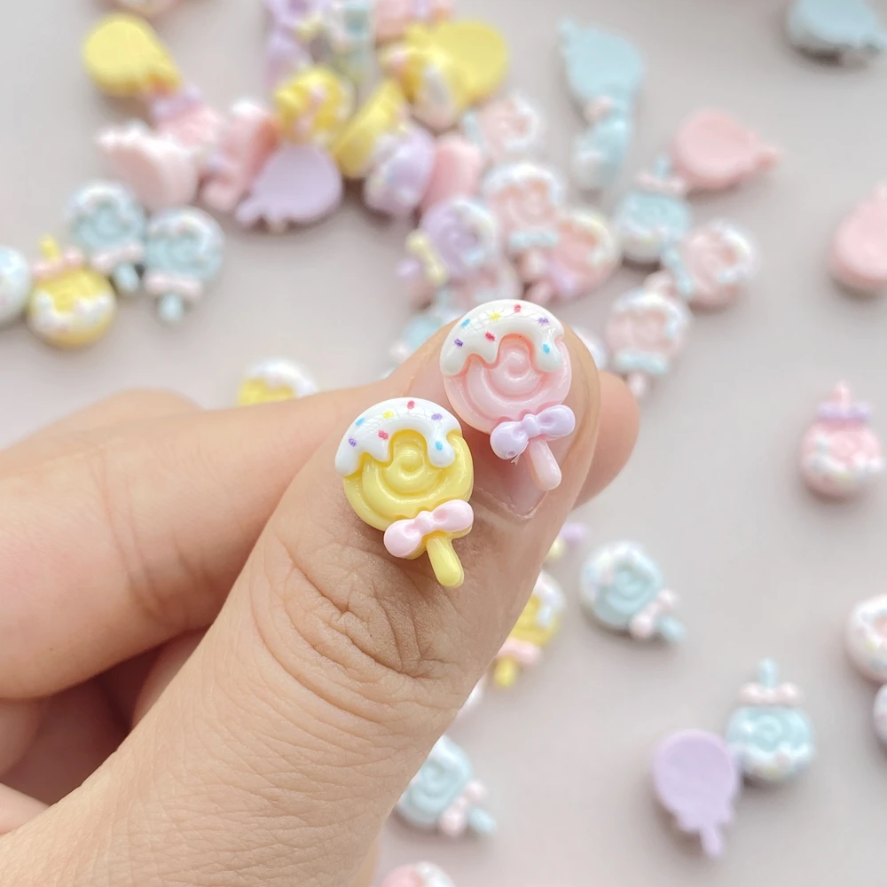 30 pçs resina colorida 3d mini - Art Craft Ice Cream avaliação e preço