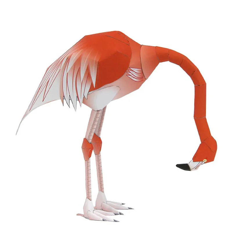 Flamingo caribe dobrável três  - Art Craft With Cardboard avaliação e preço