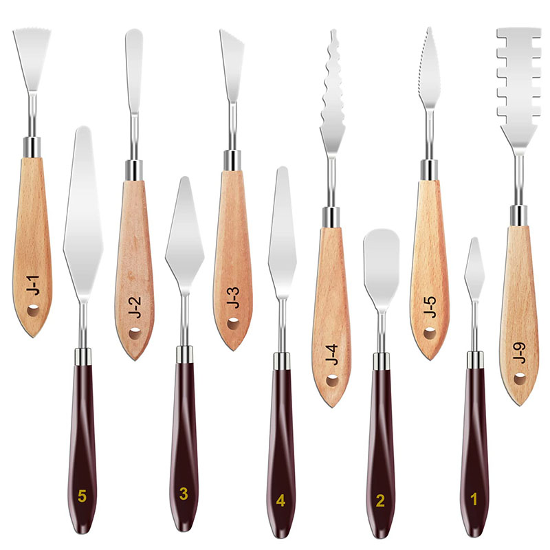 Conjunto de 11 Facas de Pintur - Painting Knife Palette avaliação e preço