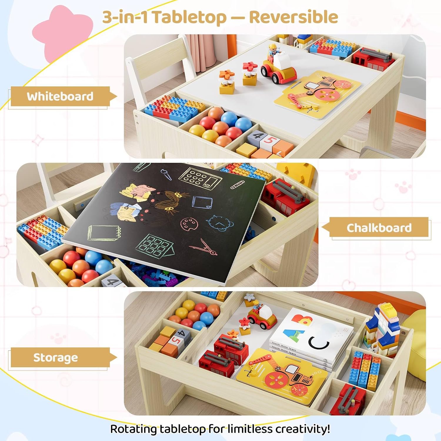 Conjunto de Mesa e Cadeira Inf - Art And Craft For Nursery avaliação e preço