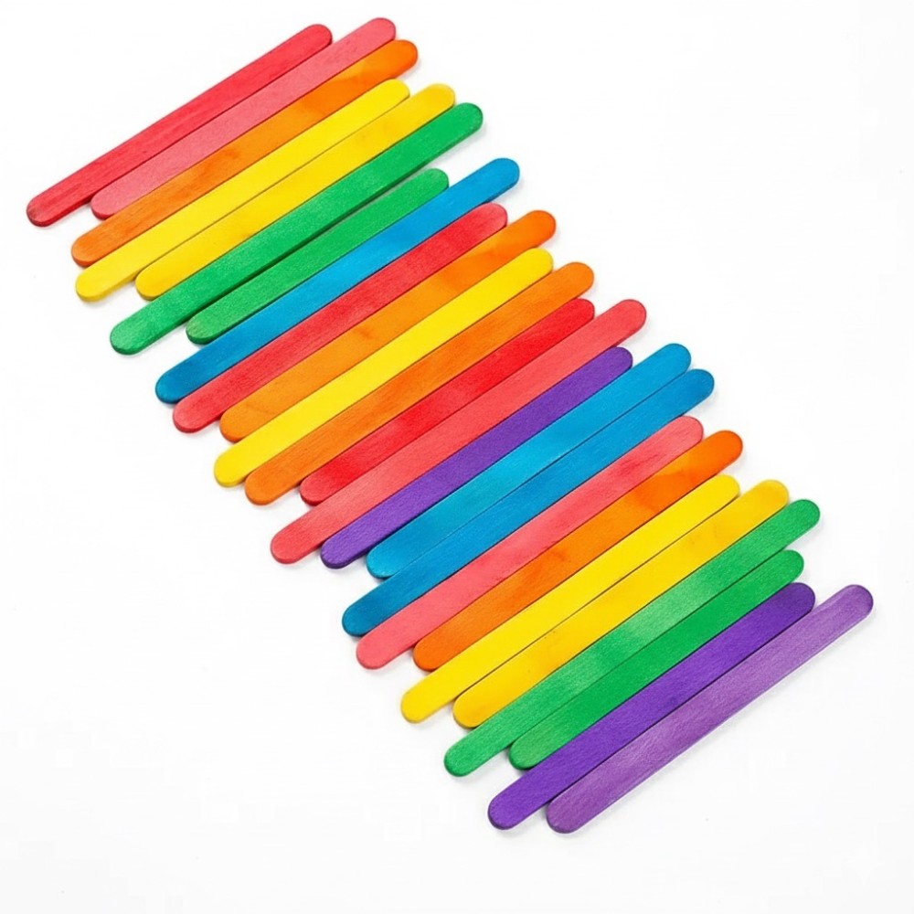 50 peças de palitos de picolé  - Art Craft Ice Cream avaliação e preço