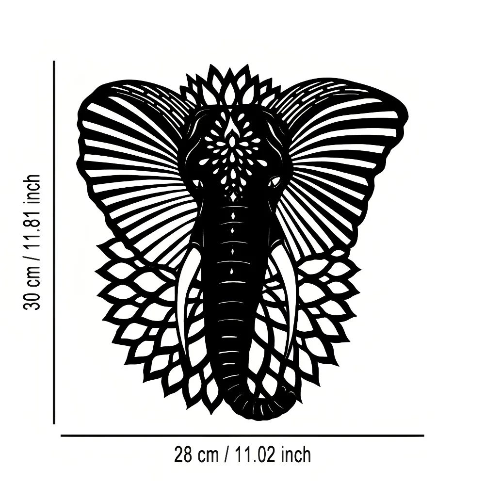 CIFBUY Arte de Parede em Metal - Art Craft Elephant avaliação e preço
