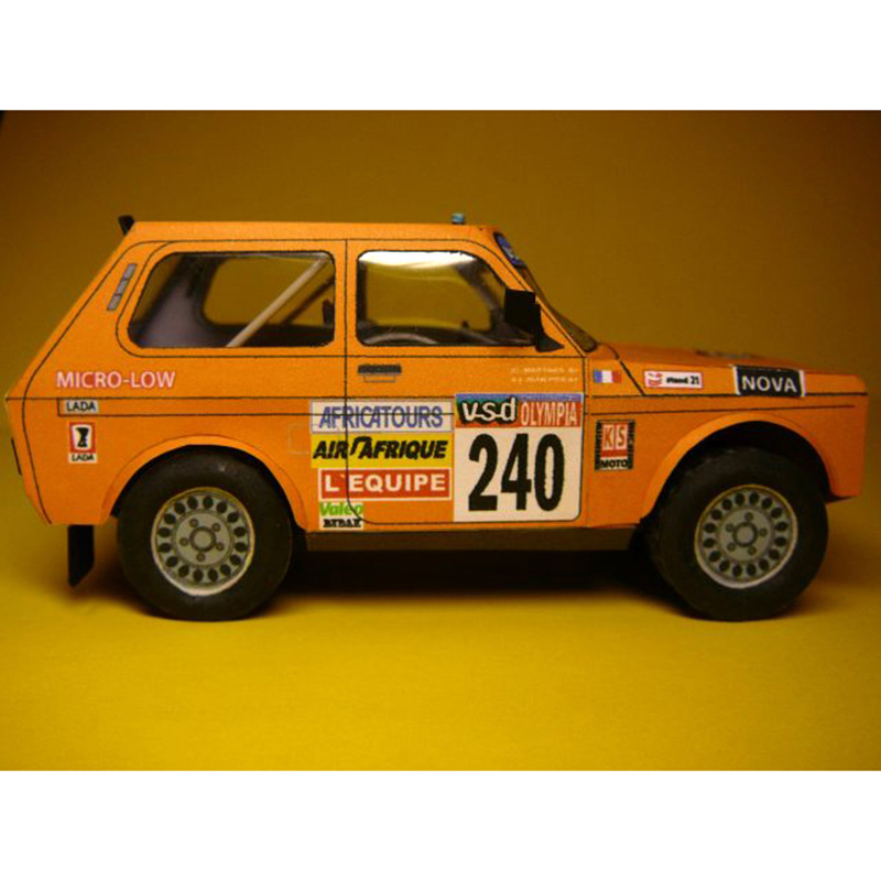 Lada niva 1985 1:32, carro de  - Art Craft With Cardboard avaliação e preço
