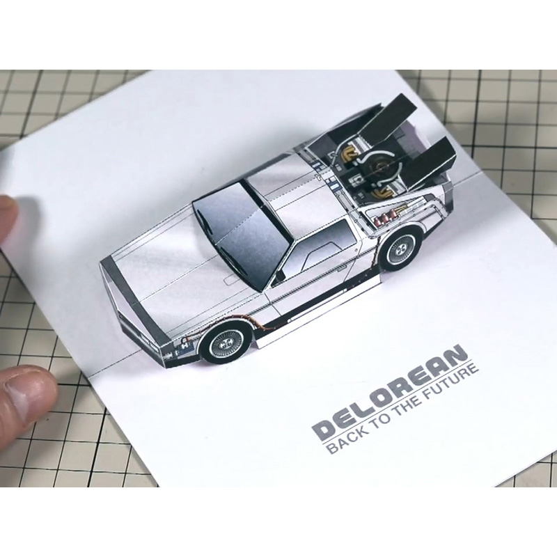 De volta para o futuro cartão  - Art Craft With Cardboard avaliação e preço