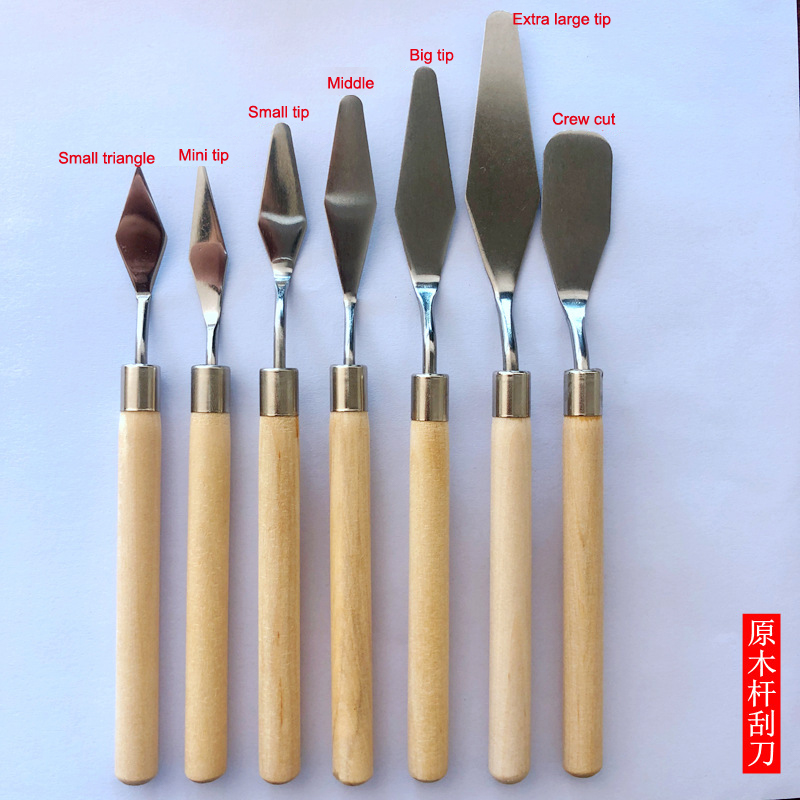 【Happy】Conjunto de 7 Peças de  - Painting Knife Palette avaliação e preço