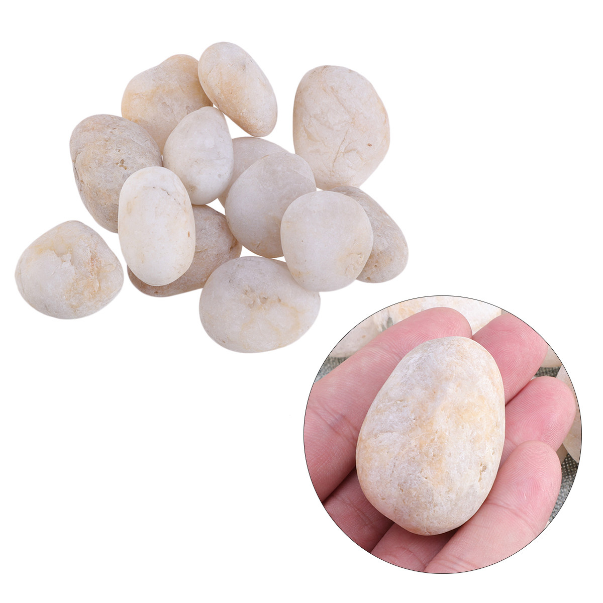 Pedras Cinzas Lisas de 350G pa - Art Craft Project avaliação e preço