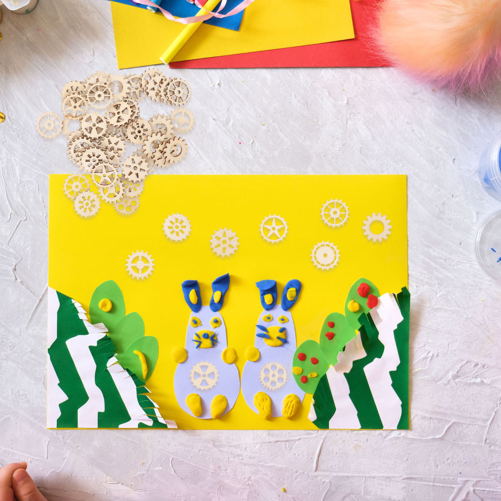 Kit de Artesanato com 100 Peça - Art And Craft For Nursery avaliação e preço