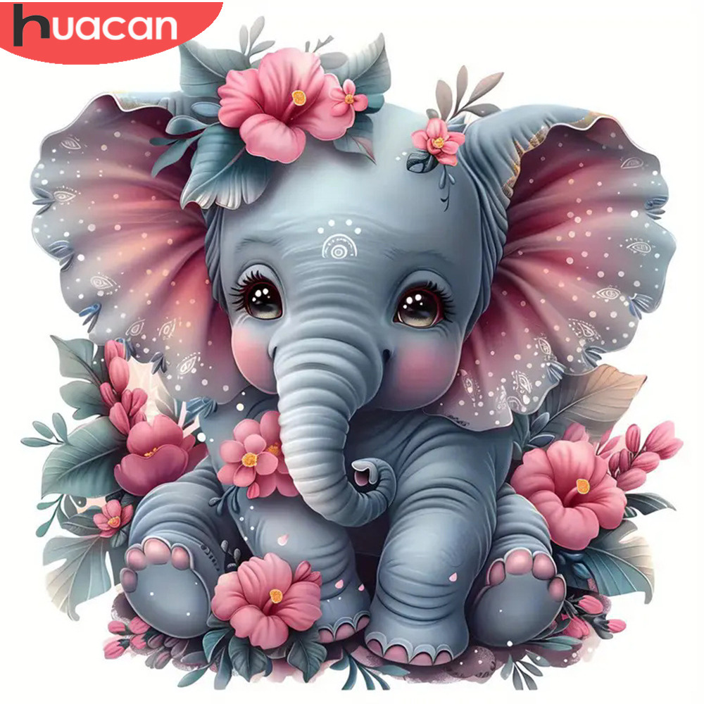 Huacan-5d pintura diamante, el - Art Craft Elephant avaliação e preço
