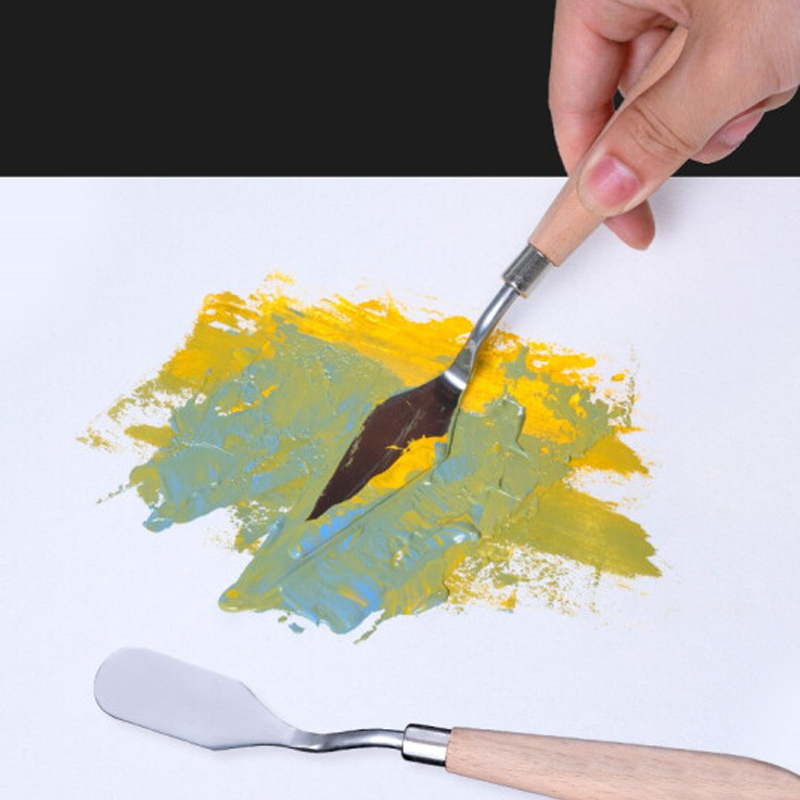 1-5 peças facas de paleta gran - Painting Knife Palette avaliação e preço