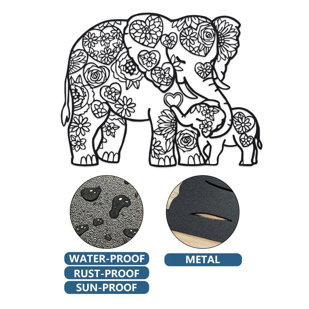 Elefante de Ferro com Corações - Art Craft Elephant avaliação e preço