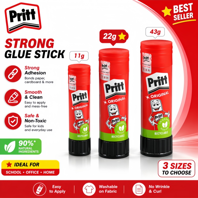Cola em Bastão Pritt Original  - Art Craft 4 Years Old avaliação e preço