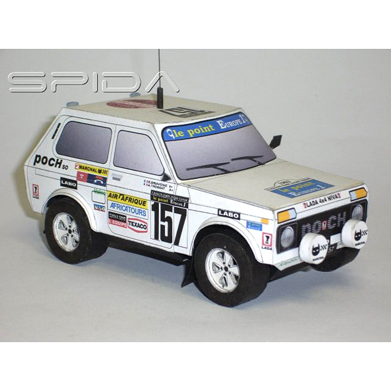 Lada niva 1983 carro de corrid - Art Craft With Cardboard avaliação e preço