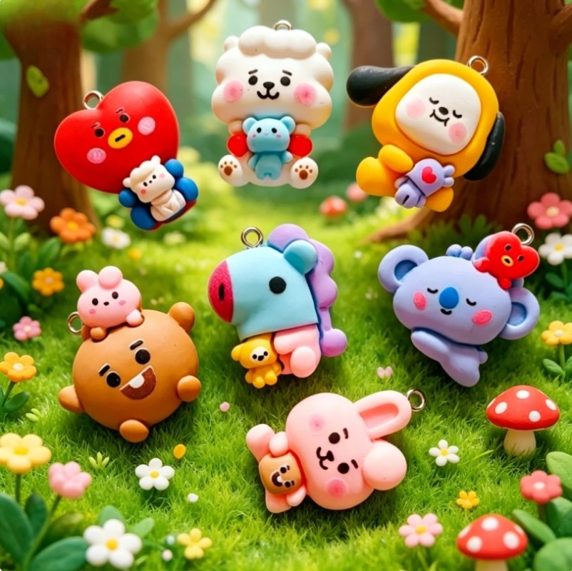 7 peças de pingentes de resina - Art Craft Resin avaliação e preço