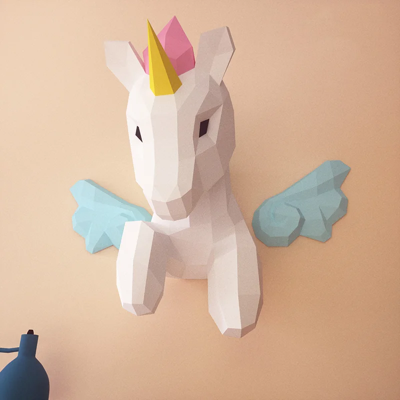 Arco-íris unicórnio animal dec - Art Craft With Cardboard avaliação e preço