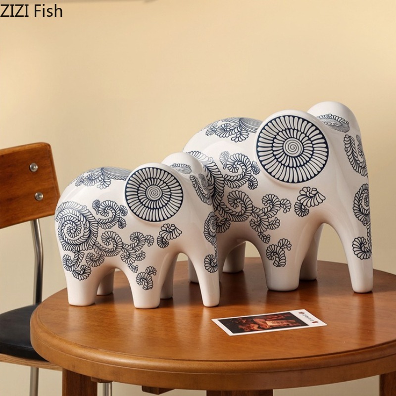Novo Ornamento de Elefante em  - Art Craft Elephant avaliação e preço