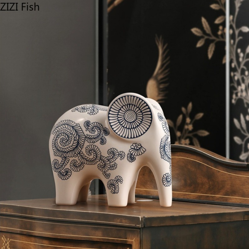 Novo Ornamento de Elefante em  - Art Craft Elephant avaliação e preço