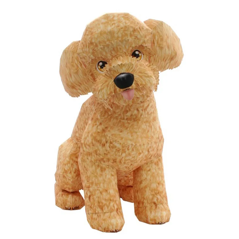 Brinquedo poodle cão dobrável  - Art Craft With Cardboard avaliação e preço