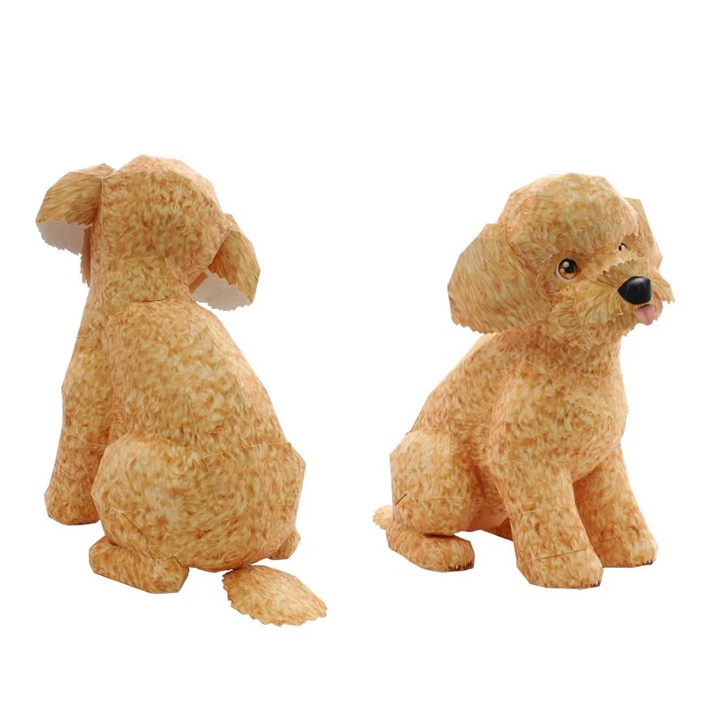 Brinquedo poodle cão dobrável  - Art Craft With Cardboard avaliação e preço