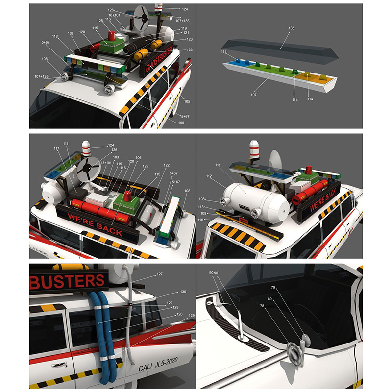 Ghostbusters 3D Papel Modelo P - Art Craft With Cardboard avaliação e preço