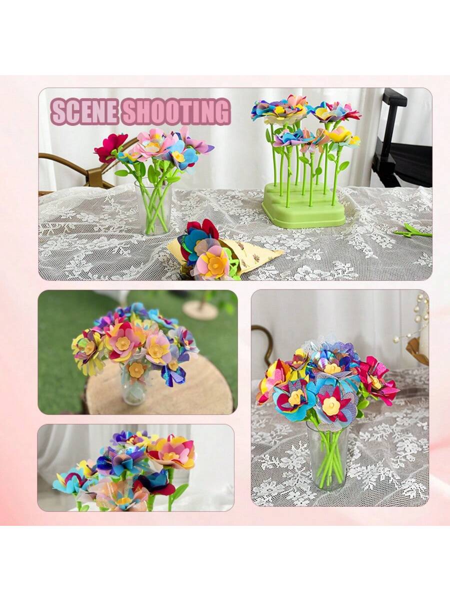 Kit de artesanato de flores pa - Art Craft 4 Years Old avaliação e preço