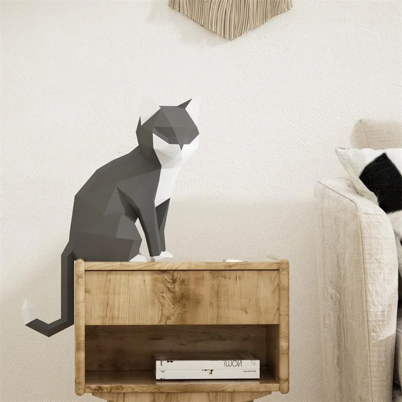 1 par amantes gato animal deco - Art Craft With Cardboard avaliação e preço