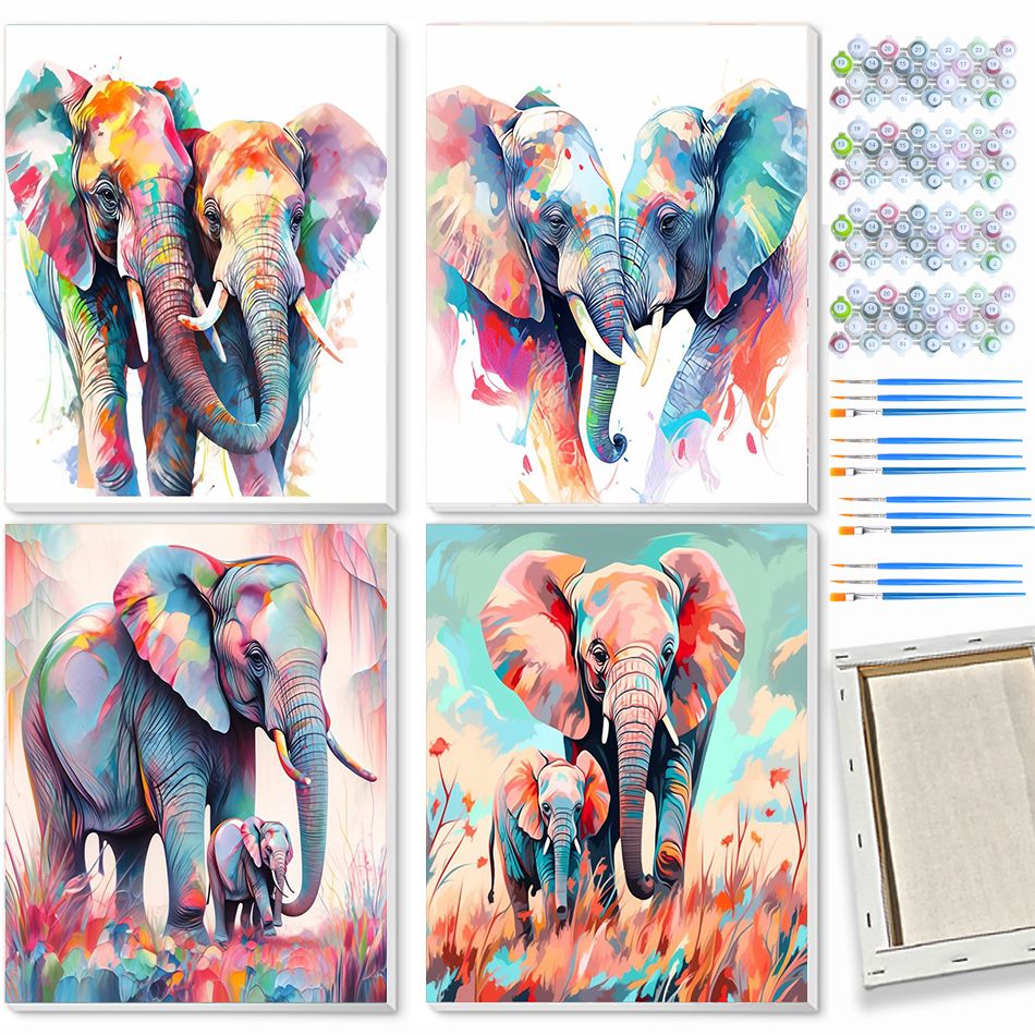 CHENISTOR Elefante Pintura Por - Art Craft Elephant avaliação e preço