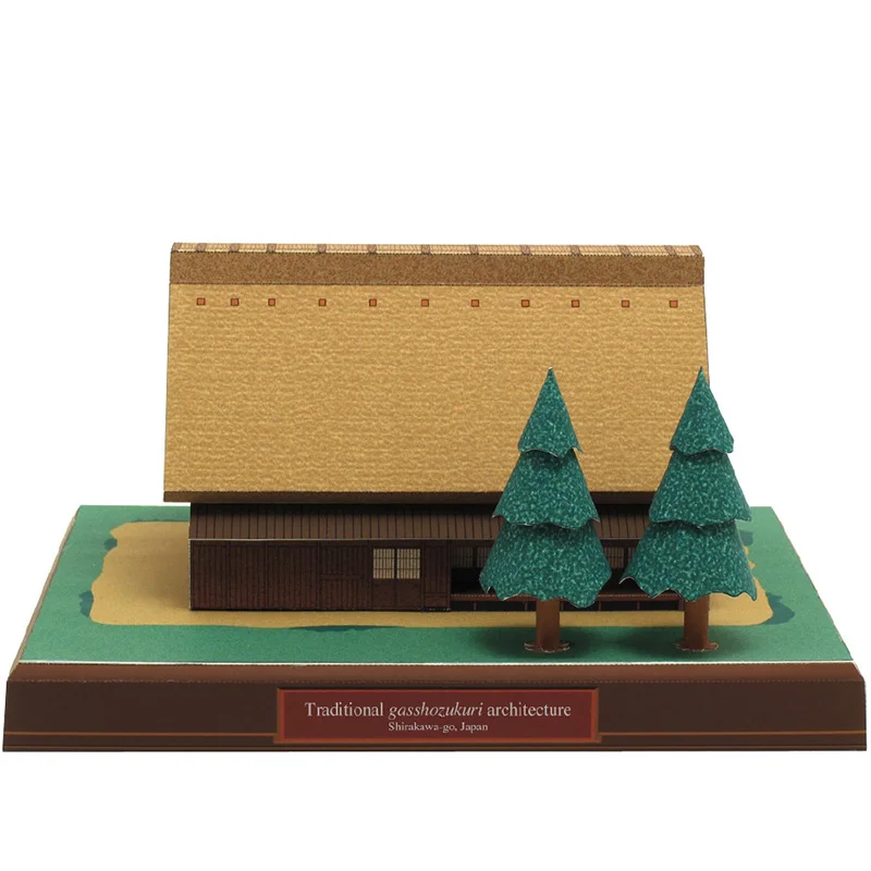 Japão cottage gasshozukuri min - Art Craft With Cardboard avaliação e preço