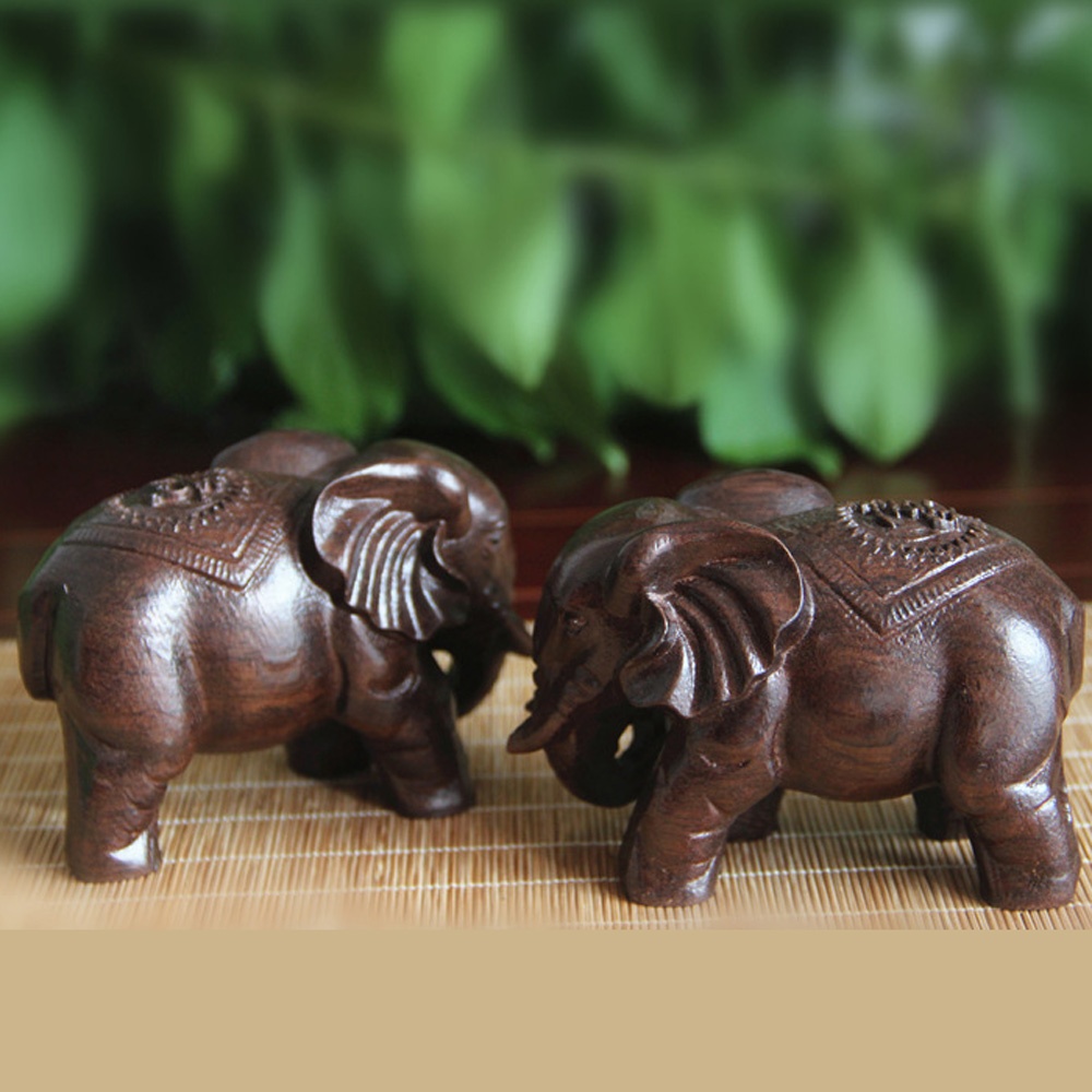 Escultura De Elefante De Madei - Art Craft Elephant avaliação e preço