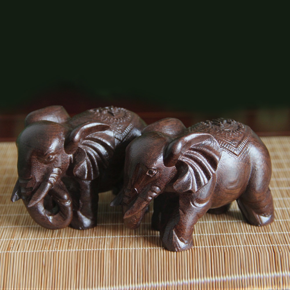Escultura De Elefante De Madei - Art Craft Elephant avaliação e preço