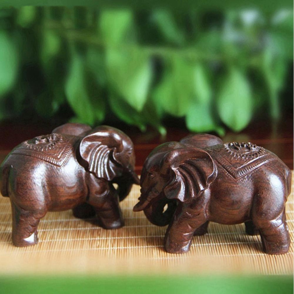 Escultura De Elefante De Madei - Art Craft Elephant avaliação e preço